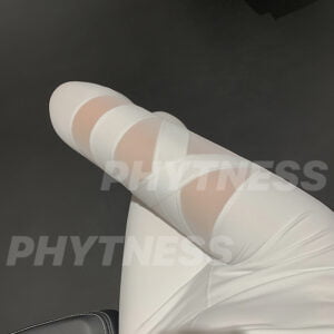 PHYTNESS 黑絲褲一代！網紗拼接透氣瑜伽褲高腰提臀速乾